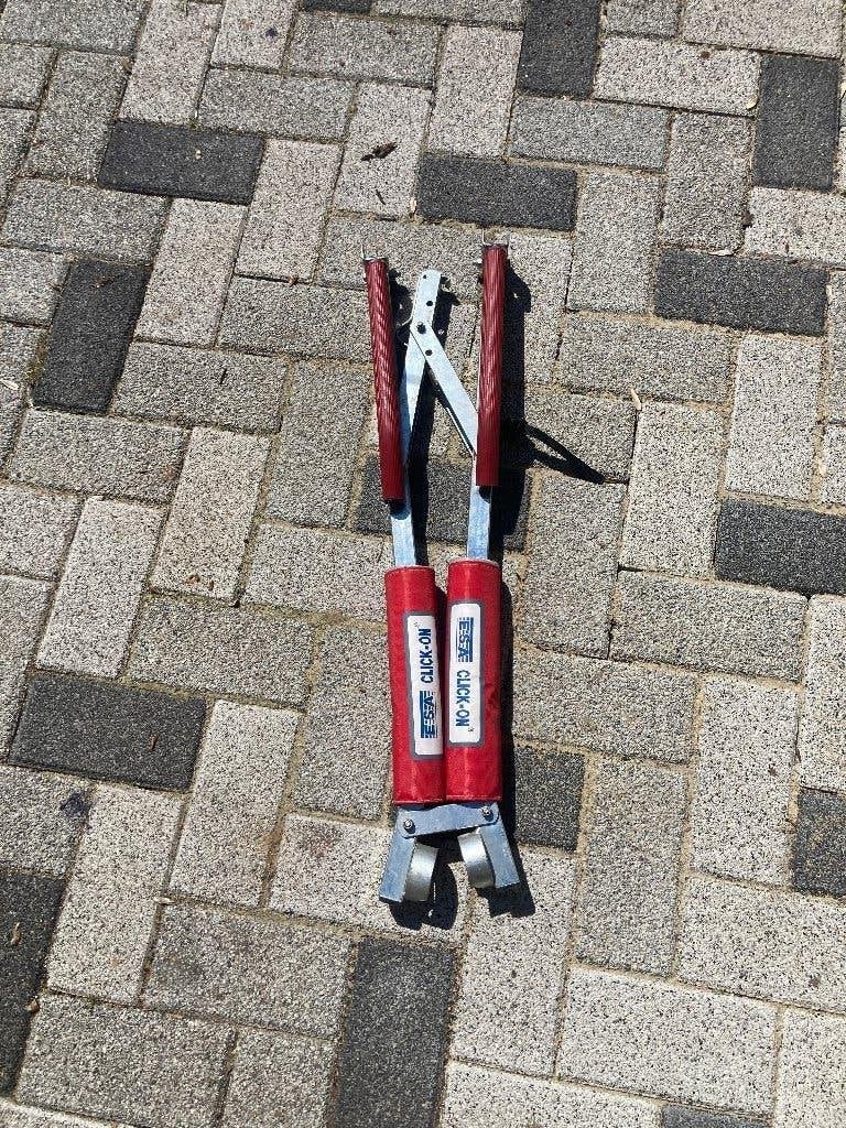 Trekhaak fietsdrager, Ophalen, Gebruikt, Brede banden, 2 fietsen