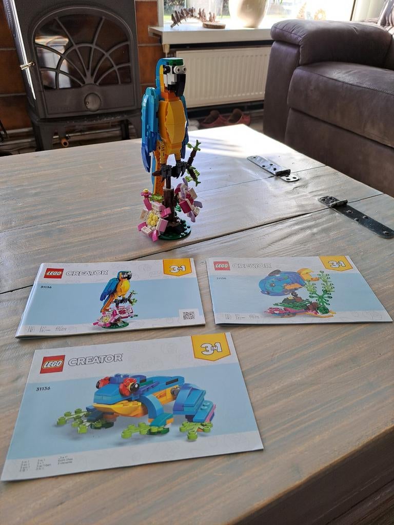 LEGO Exotische Papegaai (31136), Lego, Compleet, Ophalen of Verzenden, Zo goed als nieuw