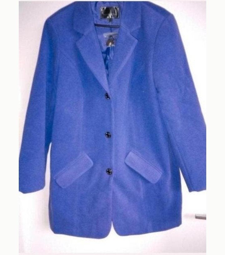 Mooie nieuwe winterjas maat 46, Kleding | Dames, Ophalen of Verzenden, Nieuw, Maat 46/48 (XL) of groter, Blauw
