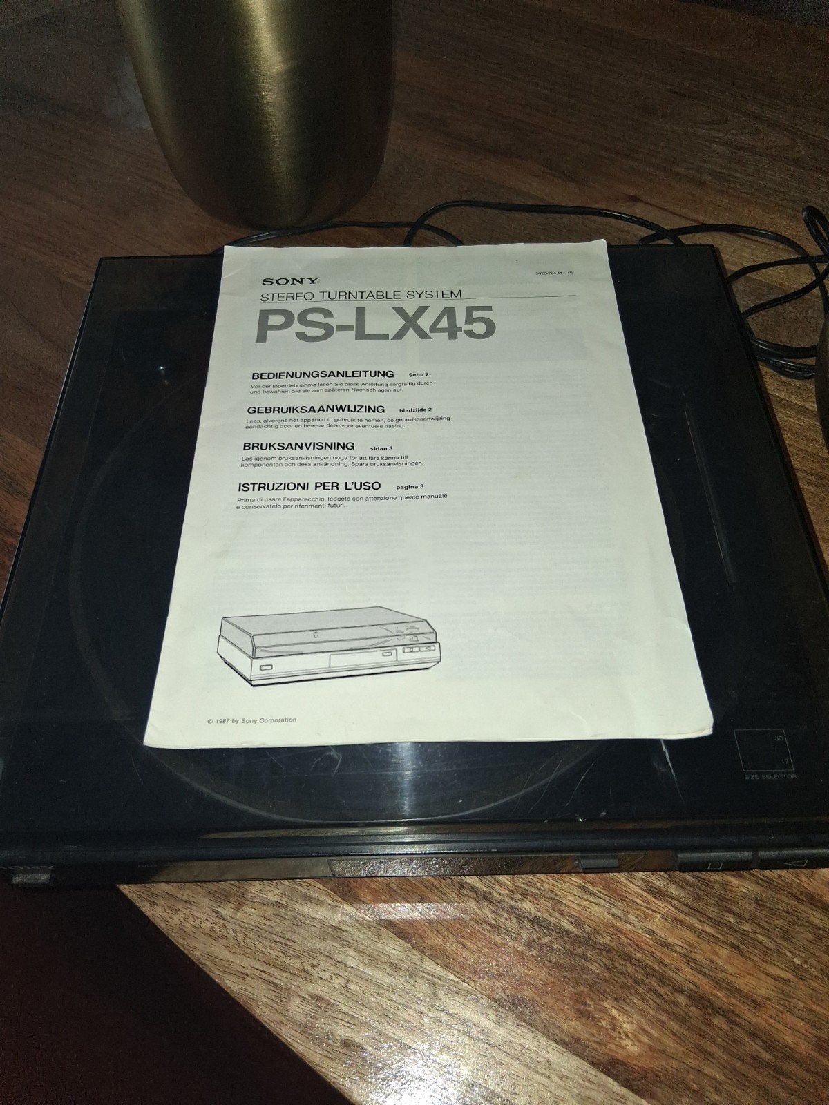 LP speler Sony, Audio, Tv en Foto, Walkmans, Discmans en Minidiscspelers, Ophalen, Walkman