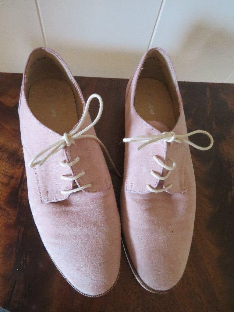 Heren schoenen maat 41 roze Z.G.A.N. Graceland, Overige kleuren, Ophalen of Verzenden, Zo goed als nieuw, Veterschoenen