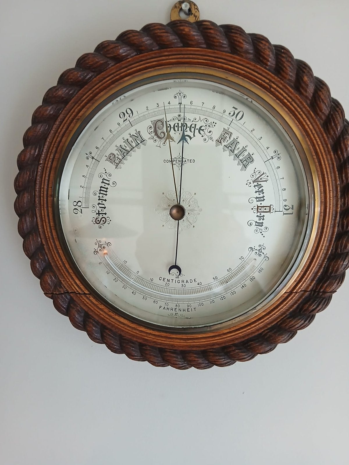 Antieke Engelse barometer, Ophalen of Verzenden