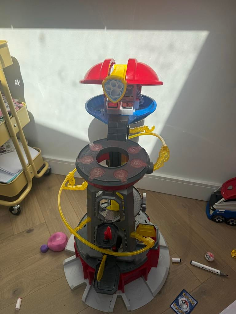 Paw Patrol Mighty Pups Uitkijktoren met Geluid, Ophalen, Gebruikt, Jongen of Meisje