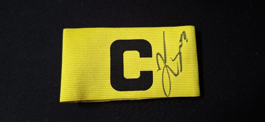 Aanvoerdersband met handtekening; Kasper Dolberg # Ajax, Ophalen of Verzenden, Nieuw, Ajax, Shirt