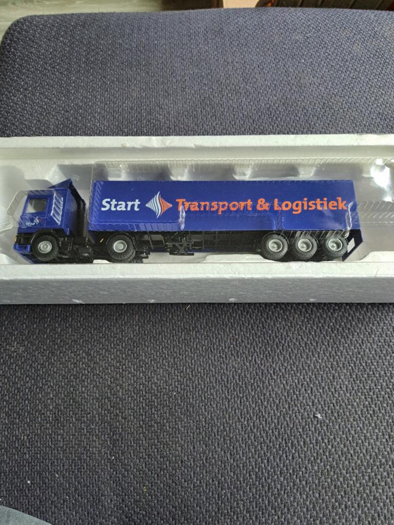 Lion toys model daf 95 400 start transport en logistiek" bv7, Gebruikt, Holland, Ophalen of Verzenden, N.b