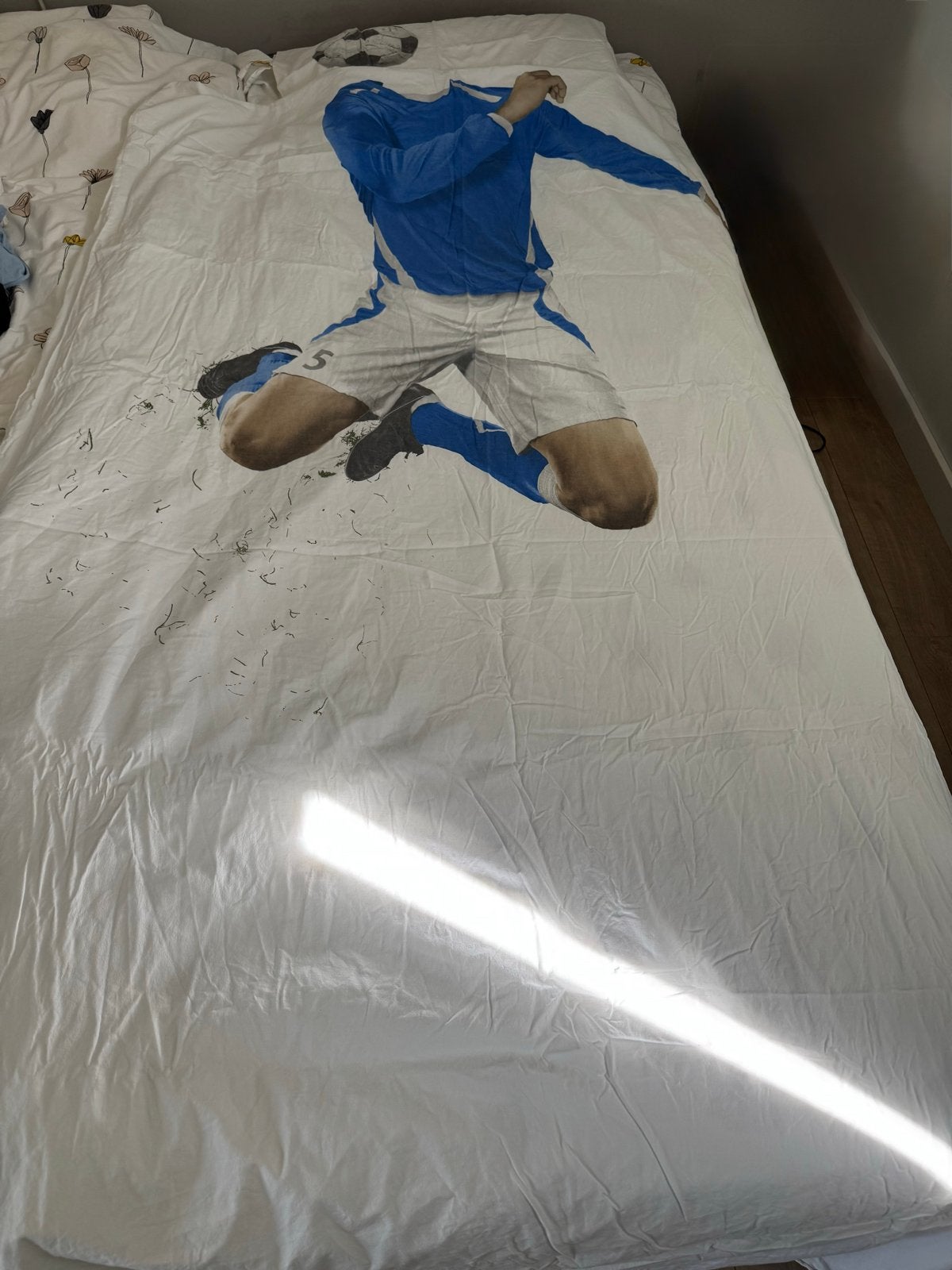 Snurk Soccer Champ blauw dekbedovertrek, Gebruikt, Dekbedovertrek, Ophalen of Verzenden, Meerkleurig
