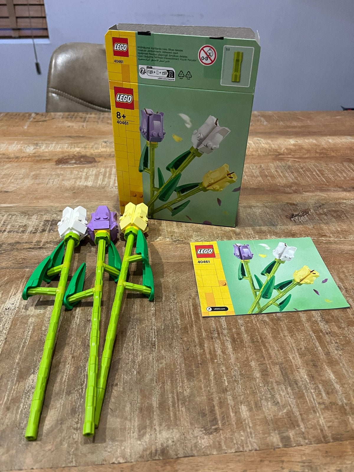 LEGO Tulpen 40461 - 100% compleet met doos en instructies, Ophalen of Verzenden, Zo goed als nieuw, Lego
