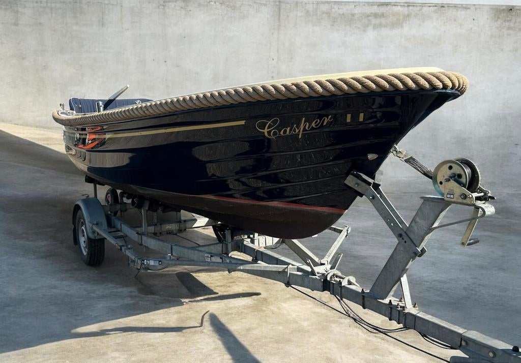 Unieke Antaris 510 sloep met trailer, Ophalen, 10 tot 30 pk, Binnenboordmotor, Diesel