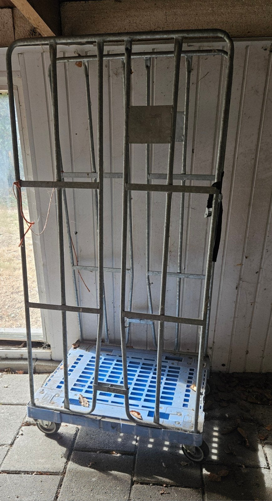 rolcontainer trolley transport, Doe-het-zelf en Verbouw, Transportwagens, 100 liter of meer, Ophalen, Gebruikt, Transportkar