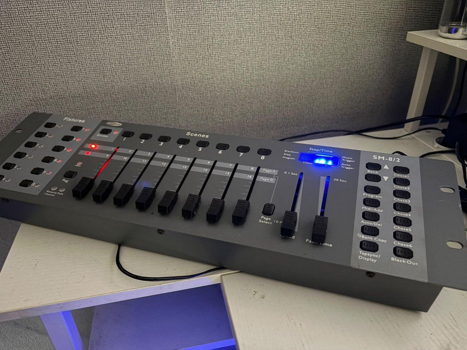 SM-8/2 DMX Lichtcontroller - Gebruikt, Muziek en Instrumenten, Ophalen of Verzenden, Gebruikt, Licht