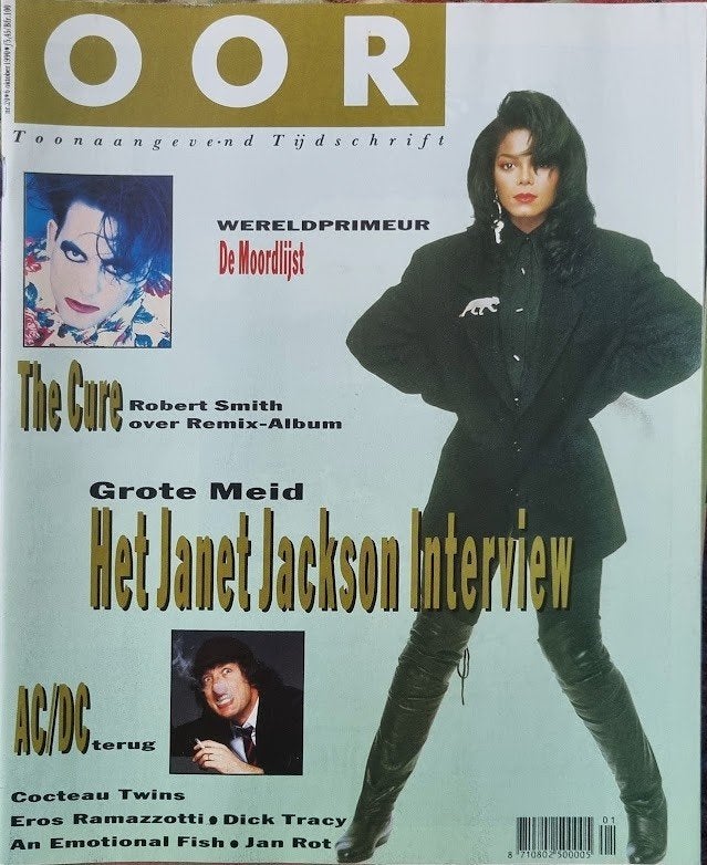 OOR 20-1990 Janet Jackson The Cure Jan Rot Hallo Venray, Boeken, Ophalen of Verzenden, Zo goed als nieuw, Muziek, Film of Tv