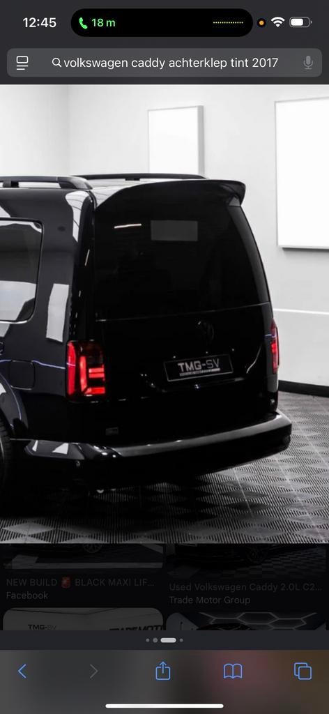 VW Caddy Achterklep Tint - Kant & Klaar Prefab Folie, Ophalen of Verzenden, Nieuw, Volkswagen