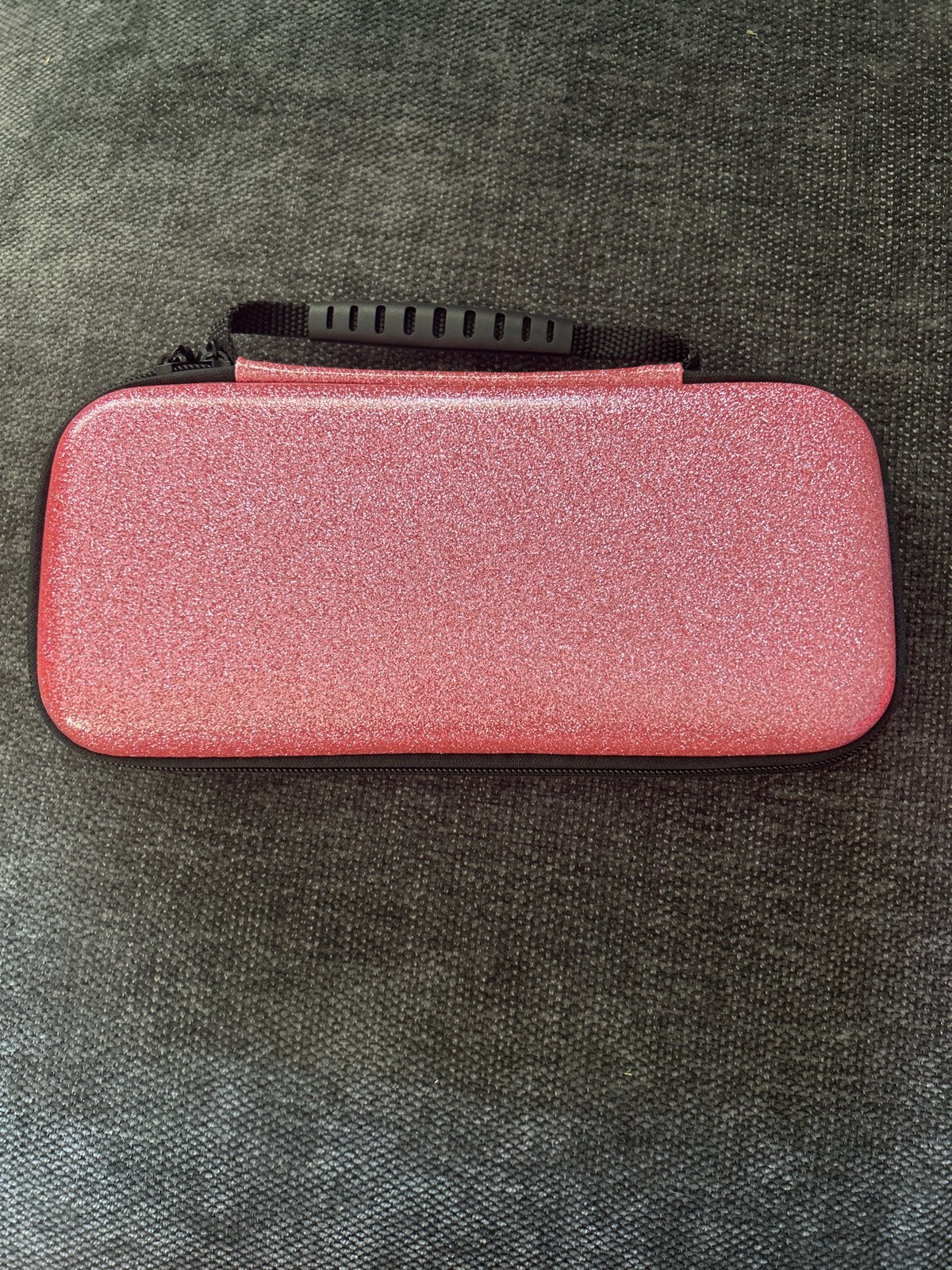 Roze glitter Nintendo Switch hoesje, Ophalen of Verzenden, Zo goed als nieuw