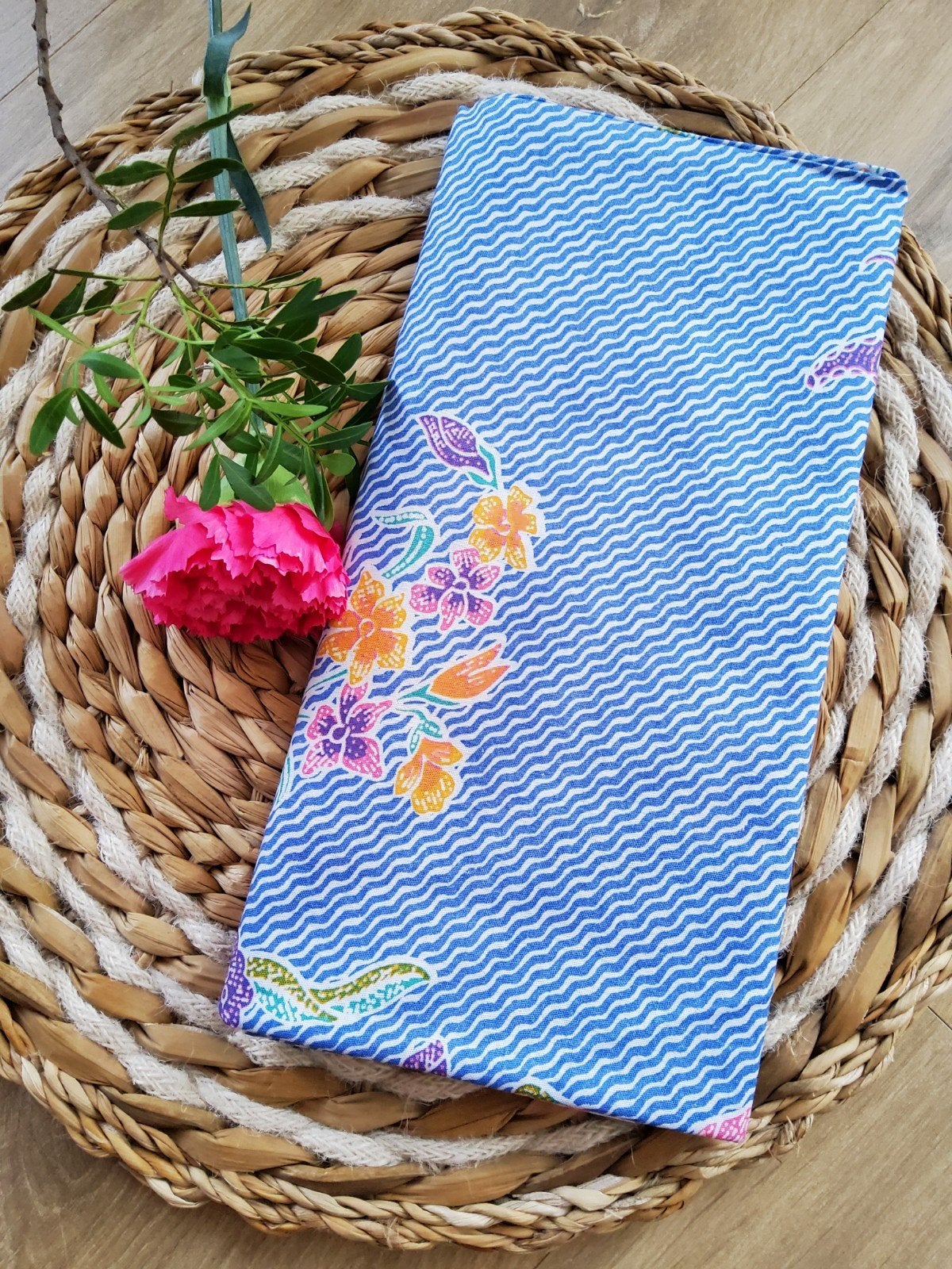 Batik Sarong/ lap/ stof Pastel Indonesië #1902, Overige kleuren, Verzenden, Nieuw, 30 tot 120 cm