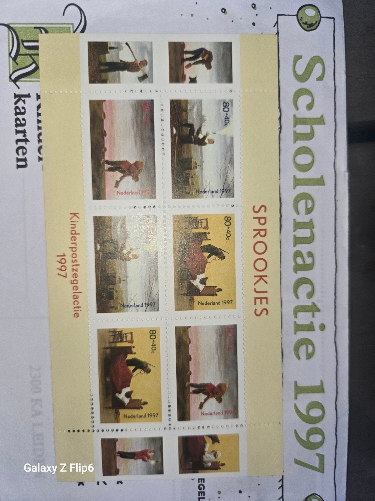 Kinderpostzegels 1997 Sprookjes Scholenactie, Postzegels en Munten, Postzegels | Nederland, Ophalen of Verzenden, Na 1940, Postfris