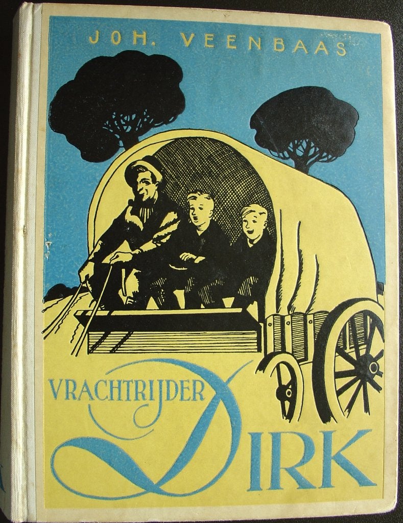 Vrachtrijder Dirk boek, Ophalen of Verzenden, Fictie, Joh. Veenbaas, Zo goed als nieuw