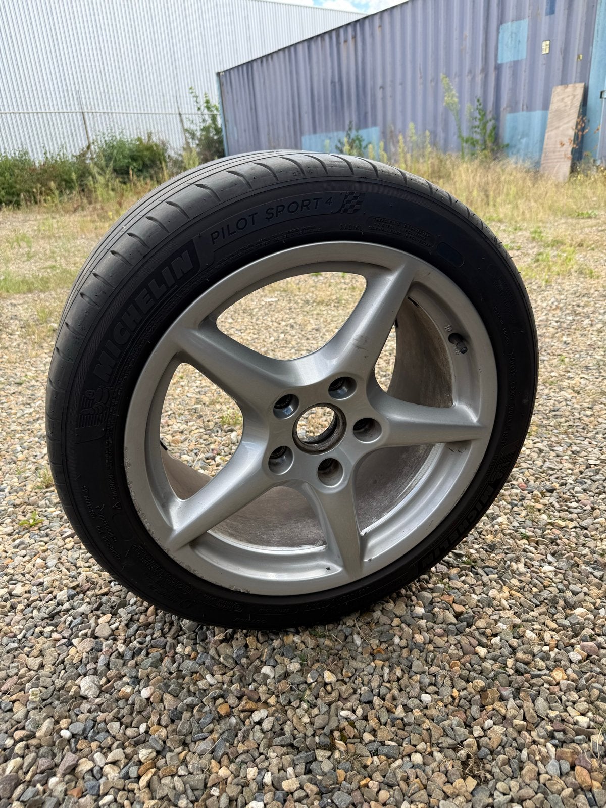 Porsche 997 velgen 18 inch zomerbanden, Auto-onderdelen, Banden en Velgen, Ophalen, 18 inch, Gebruikt, 265 mm