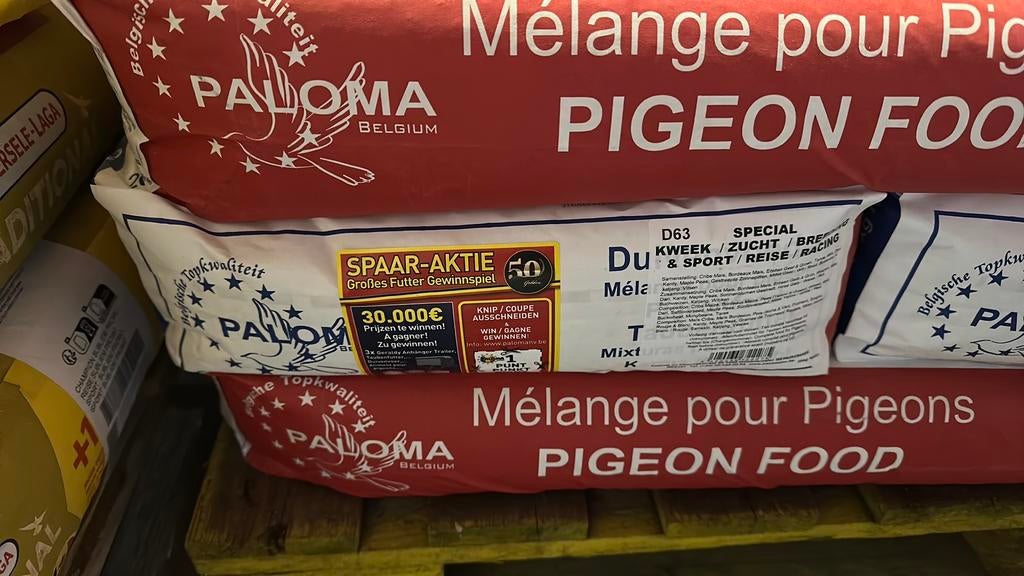 Paloma kweek 20 kg 7 zakken, Dieren en Toebehoren, Dierenvoeding, Ophalen, Vogel