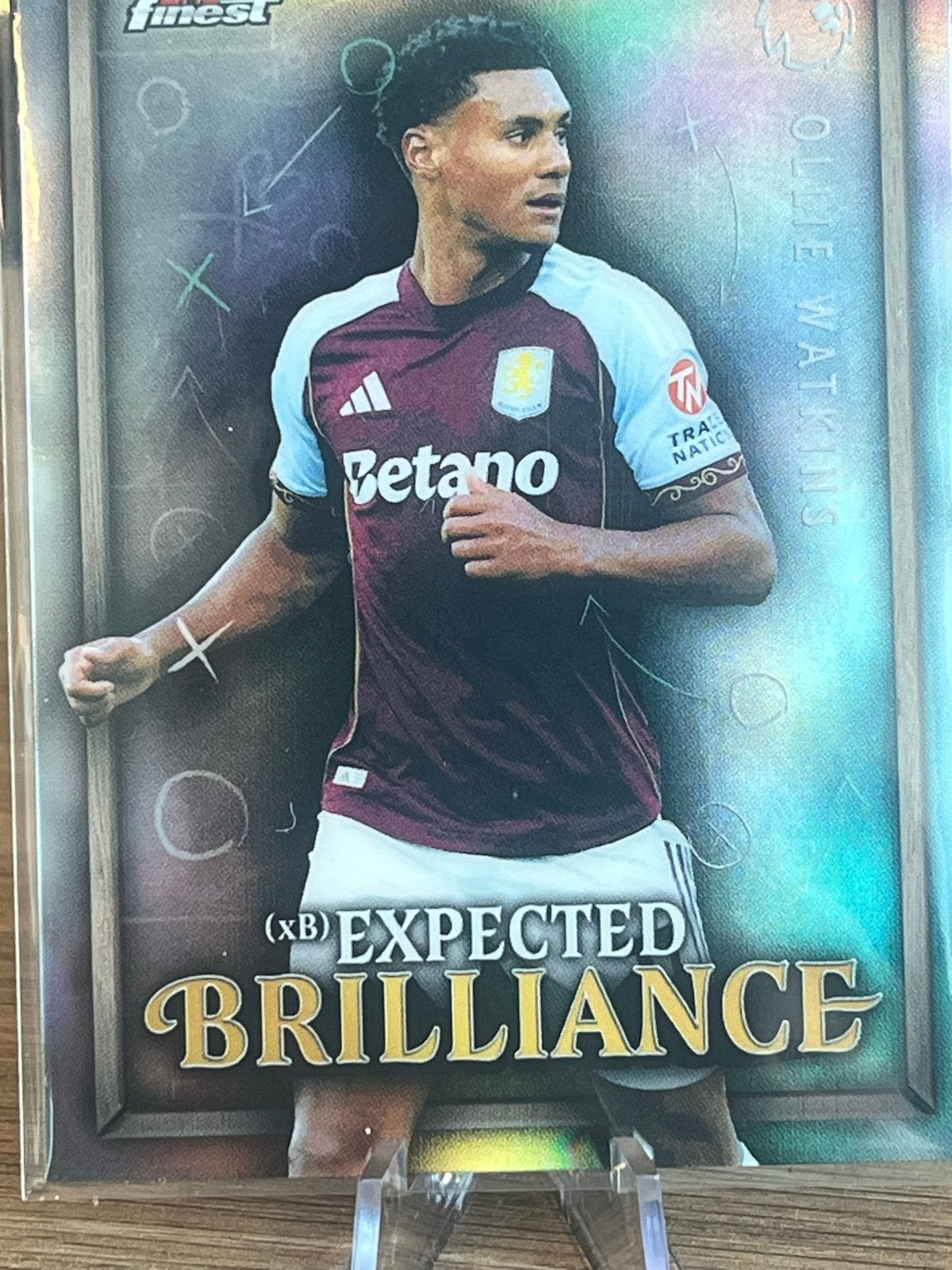 Ollie Watkins Topps Finest Expected Brilliance Kaart, Ophalen, Zo goed als nieuw, Buitenlandse clubs, Spelerskaart