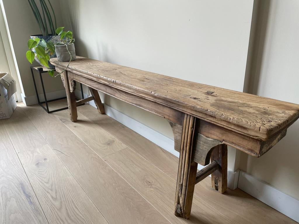 Antiek houten kerkbankje - Perfect voor binnen, Antiek en Kunst, Antiek | Meubels | Stoelen en Banken, Ophalen