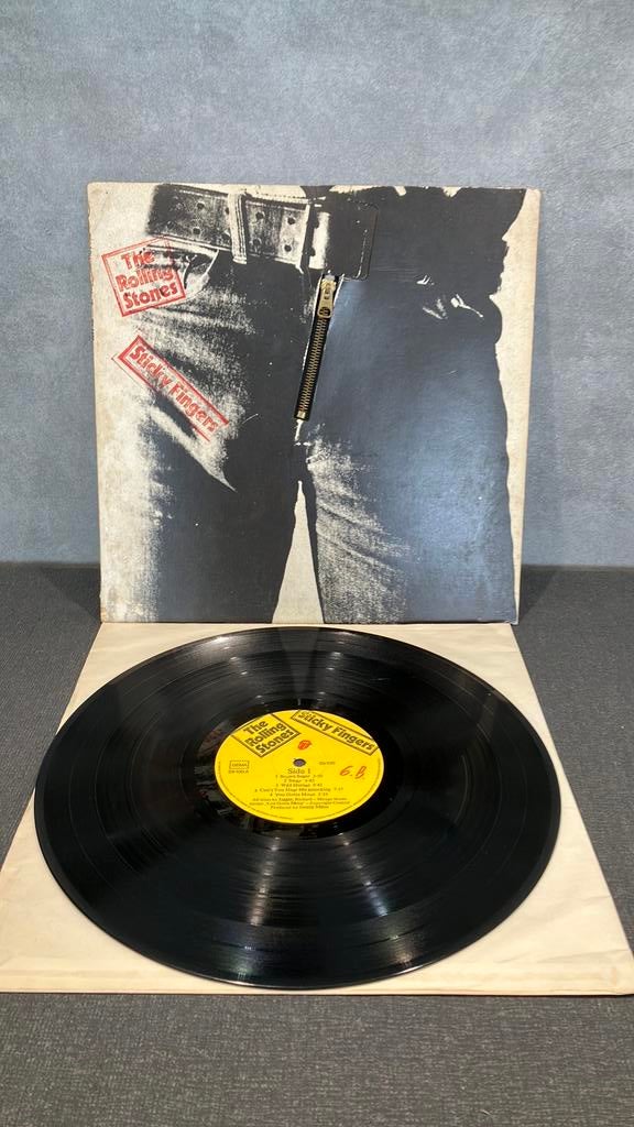 The Rolling Stones   Sticky Fingers. (Large Zipp zipper ), Cd's en Dvd's, Vinyl | Rock, Ophalen of Verzenden, Gebruikt, 12 inch