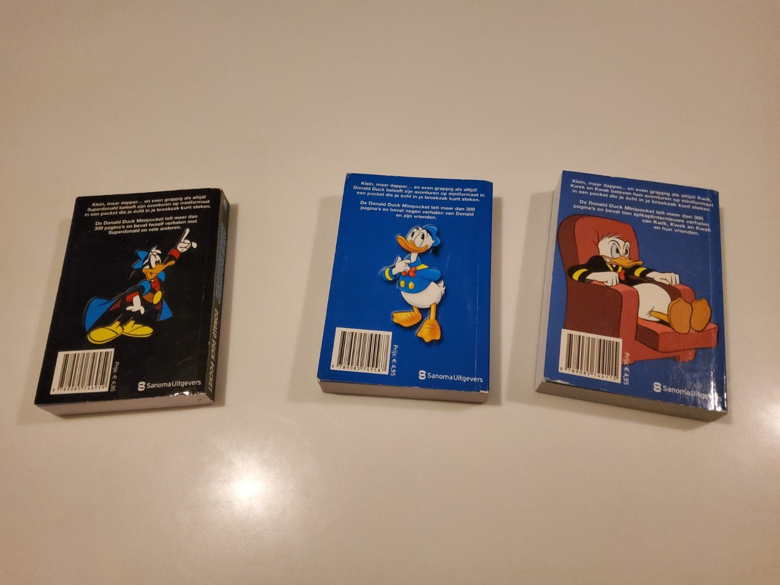 Donald Duck Mini Pocket - Nummers 6, 8 en 11, Boeken, Meerdere stripboeken, Ophalen of Verzenden, Gelezen, Walt Disney