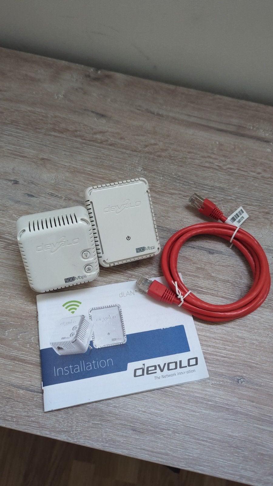 Devolo dLAN 500 Mbps Powerline Adapter Kit, Ophalen of Verzenden, Zo goed als nieuw, Router, Devolo