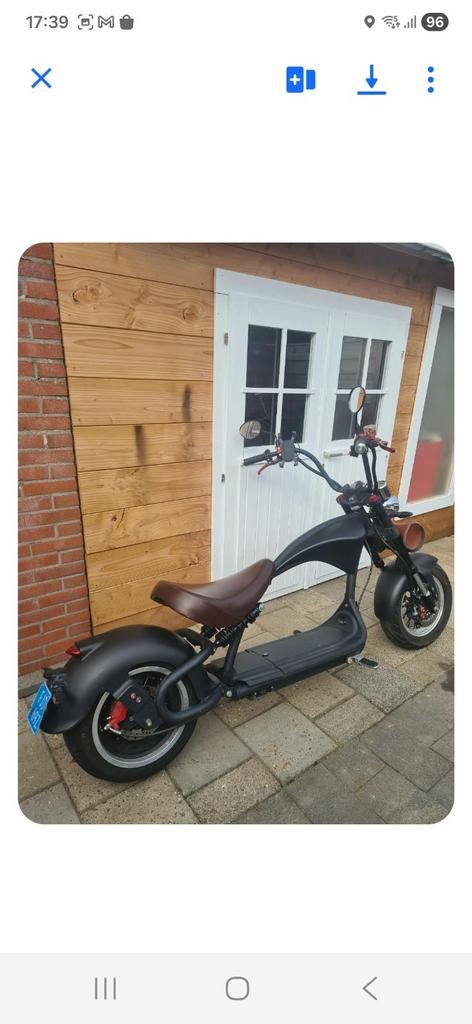 Mangosteen E scooter, Fietsen en Brommers, Scooters | Overige merken, Ophalen of Verzenden, Zo goed als nieuw, Mangosteen, Elektrisch