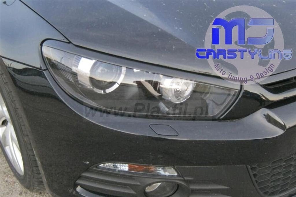 VW Scirocco MK3 – Koplampspoilers, Ophalen of Verzenden, MJ-Carstyling, Info@mj-carstyling.net, Sibeliusstraat 81 5011JH Tilburg