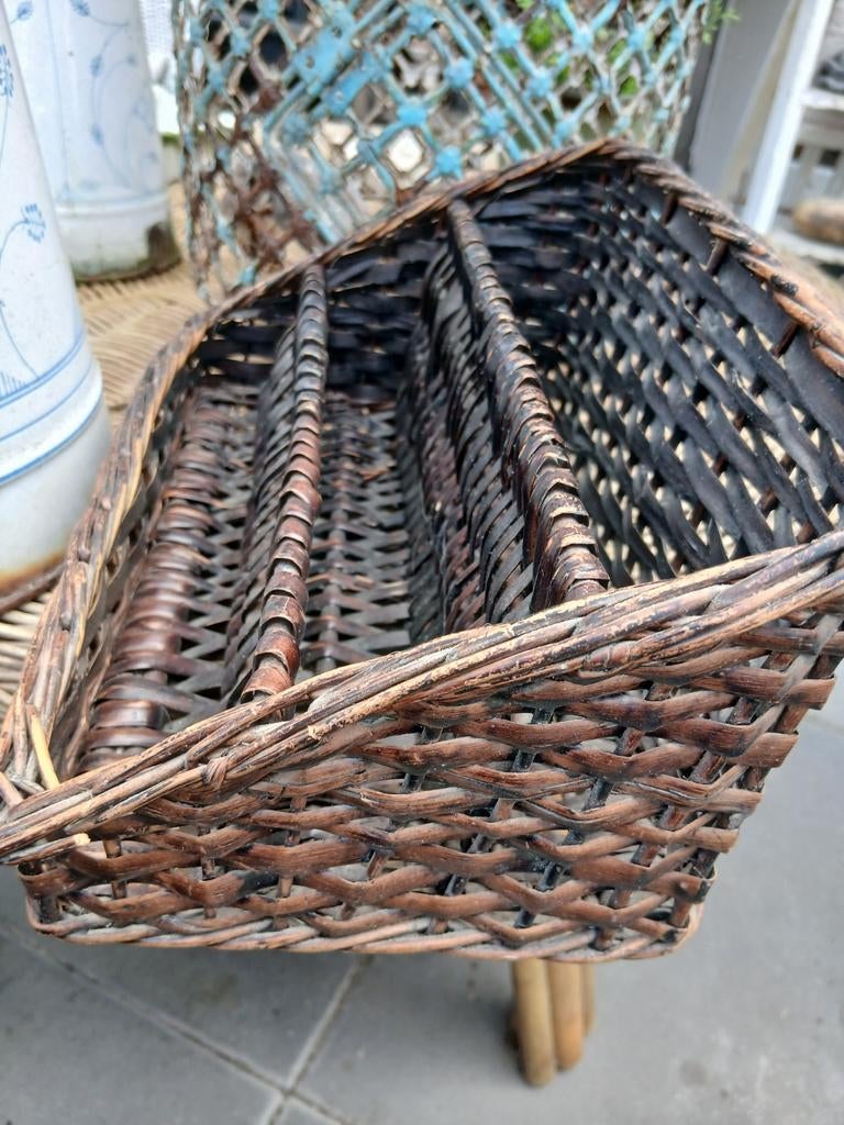 Vintage rotan brievenbak, Ophalen of Verzenden
