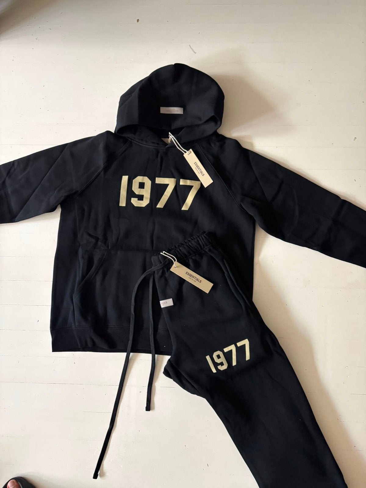 Fear of God Essentials 1977 Trainingspak Zwart, Ophalen, Nieuw, Overige maten, Zwart