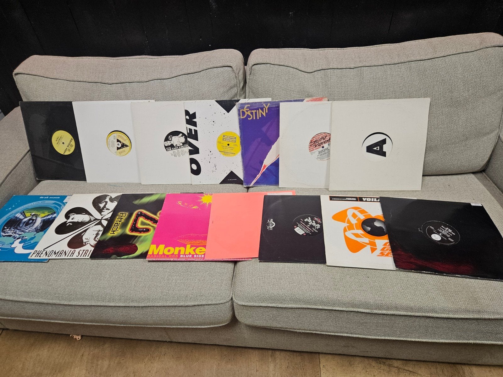 Set 2: 15 House & Mellow Progressive vinylplaten jaren '90, LP, Gebruikt, House, Ophalen of Verzenden