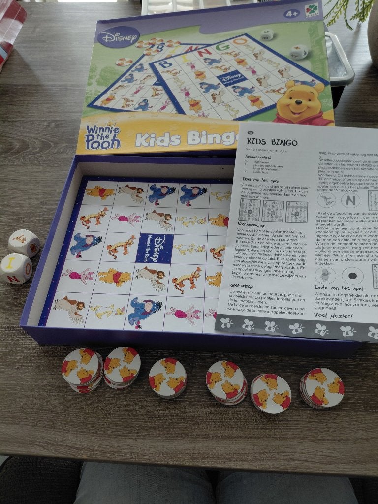 kids bingo winnie the pooh, Ophalen of Verzenden, Gebruikt