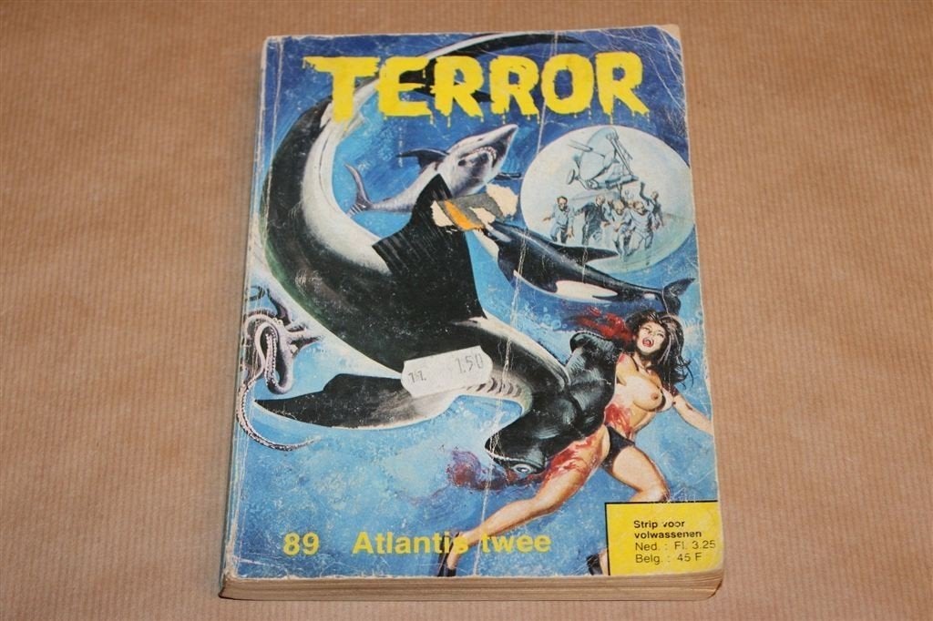Terror 89 — Atlantis Twee — Strip voor Volwassenen, Eén stripboek, Ophalen of Verzenden, Gelezen