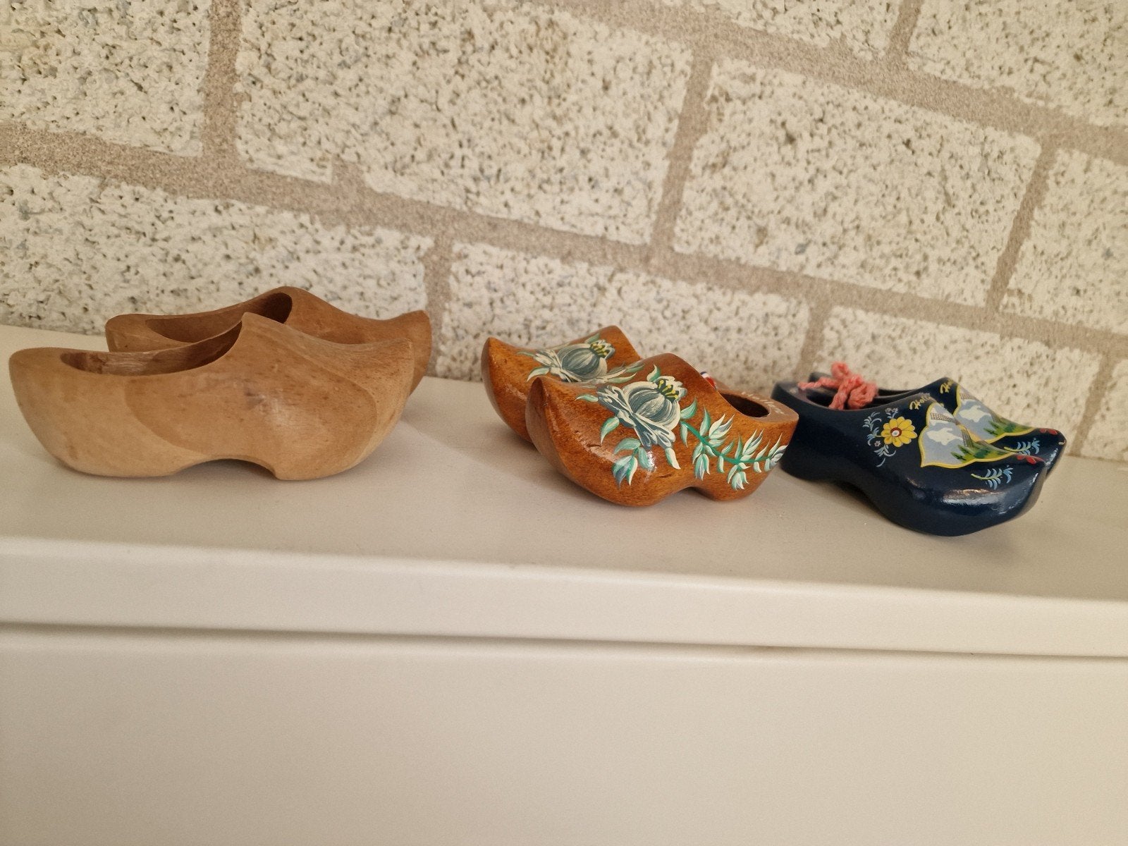 3 paar houten klompjes / souvenir, Ophalen of Verzenden