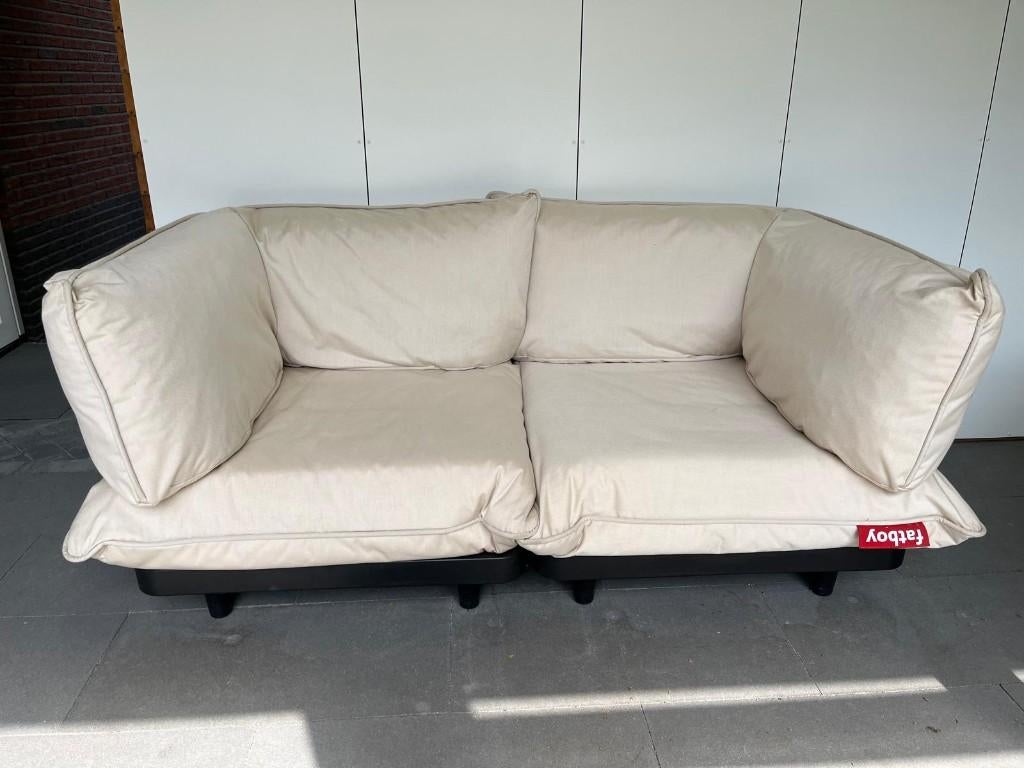 Loungeset, Tuin en Terras, Kunststof, Zo goed als nieuw, Loungeset, Bank