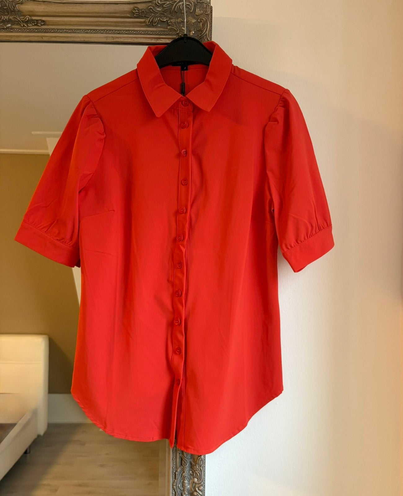Mi Piace travelstof blouse maat M, Ophalen of Verzenden, Nieuw, Maat 38/40 (M), Oranje