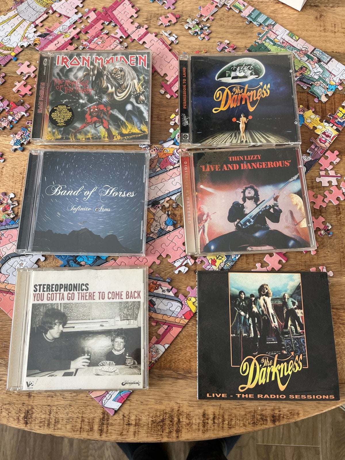 Diverse CD's: Iron Maiden, The Darkness, Thin Lizzy, Band of, Ophalen of Verzenden, Gebruikt, Rock, Album