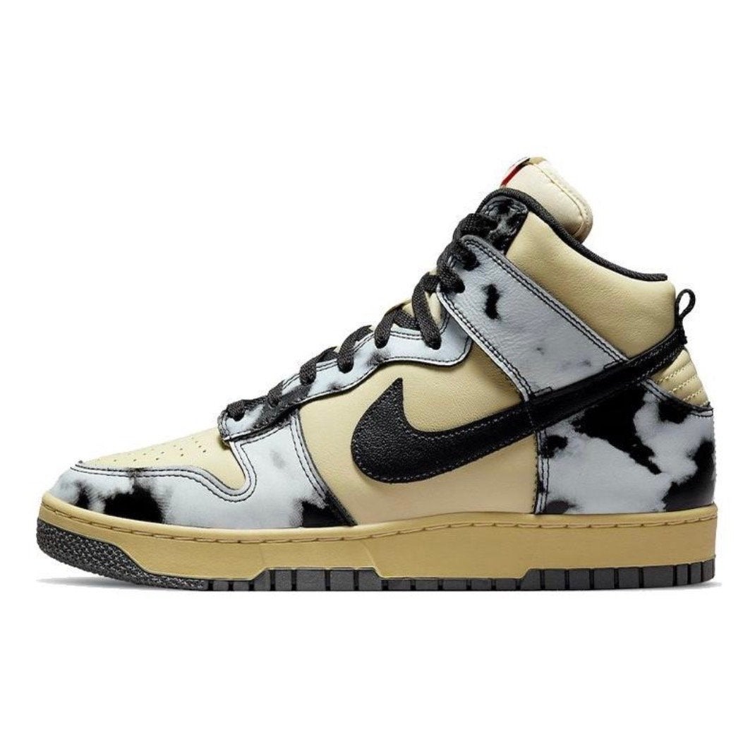 Nike Dunk High 'Black and White' - Maat 41, Kleding | Dames, Ophalen of Verzenden, Zwart, Sneakers of Gympen