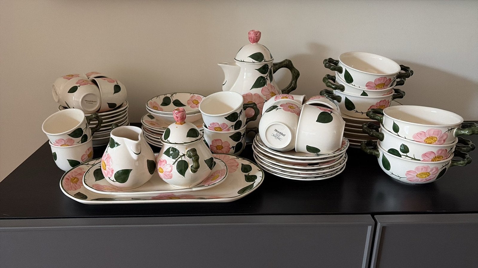 Villeroy & Boch Wild Rose Servies - Uitgebreide Collectie, Ophalen, Gebruikt, Klassiek, Villeroy & Boch