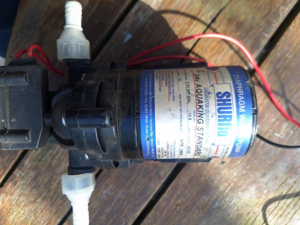 Shurflo waterpomp 24 volt, Ophalen of Verzenden