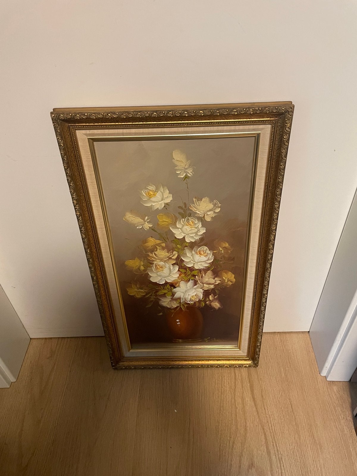 Schilderij te koop / bloemen vaas !!, Ophalen