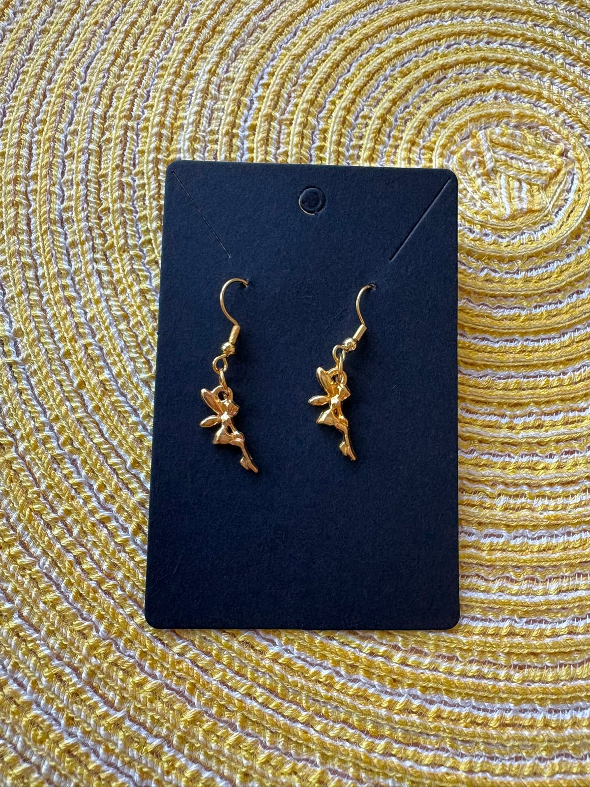 Nieuwe Goudkleurige Oorbellen met Elfjes Design, Sieraden, Tassen en Uiterlijk, Overige materialen, Hangers, Verzenden, Nieuw