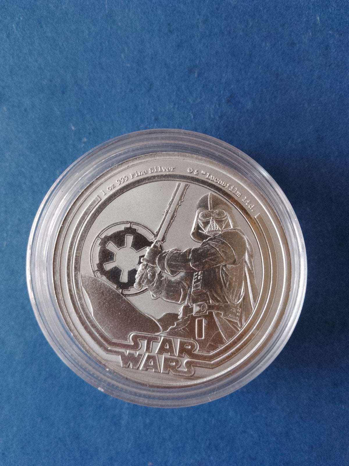 star Wars Darth vader 2026 1 oz zilver, Ophalen of Verzenden, Zilver