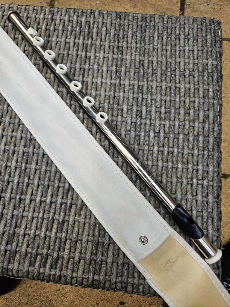 Dwarsfluit Erich Sandner Zauberfluit MD.80 - Made in Germany, Ophalen of Verzenden, Zo goed als nieuw, Dwarsfluit, Met koffer of tas