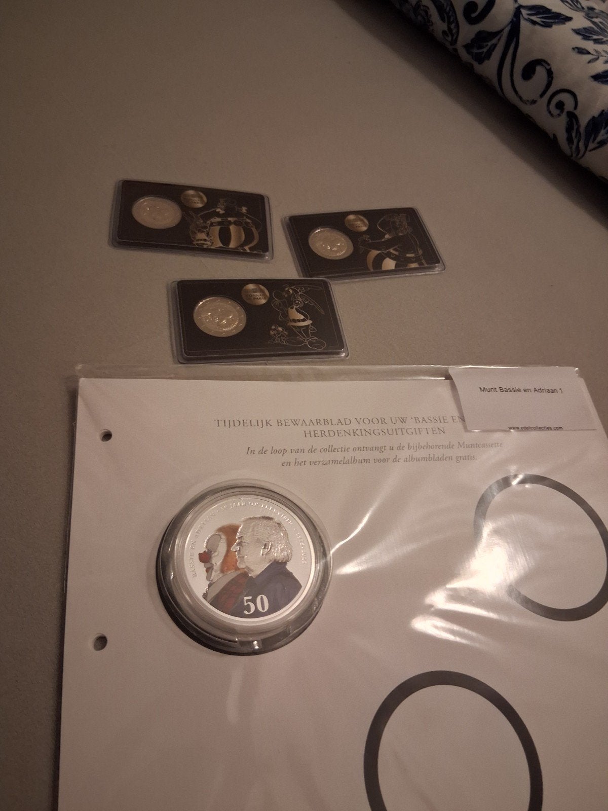 Asterix 2 euro coincard serie en Bassie & Adriaan munt, Ophalen of Verzenden, Euro's, Setje