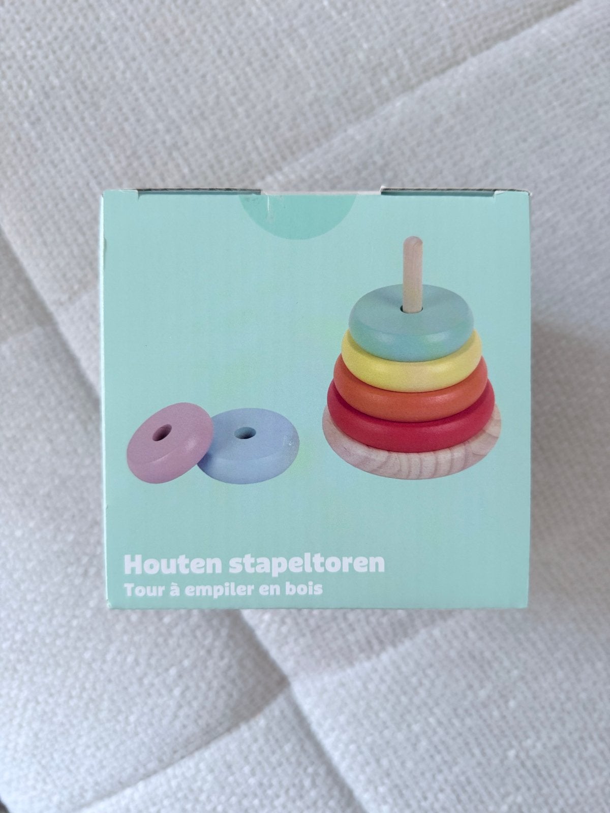 Houten stapeltoren - Nieuw in doos, Ophalen, Nieuw, Overige typen