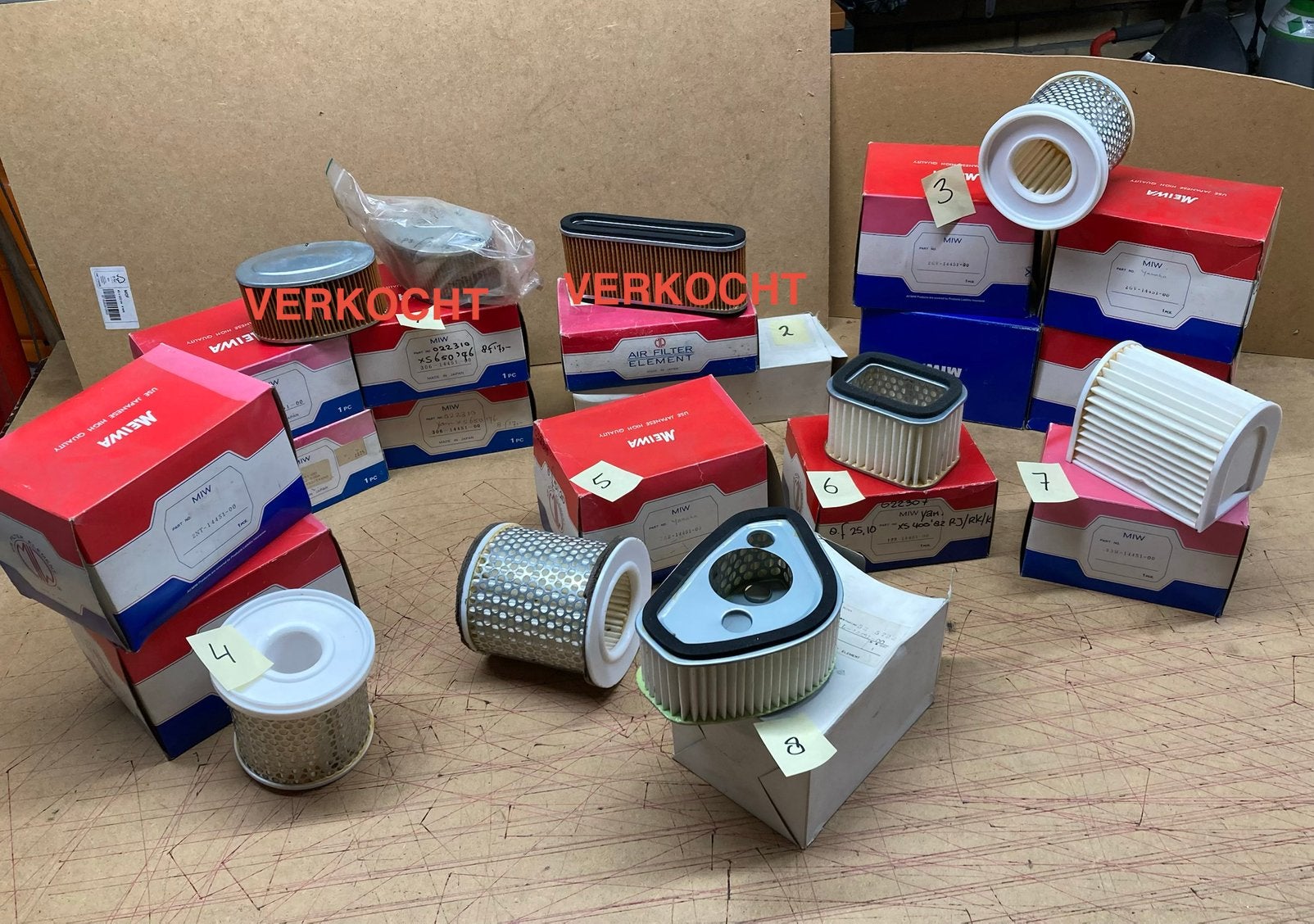 Nieuw (NOS) luchtfilter YAMAHA div types, Motoren, Ophalen of Verzenden