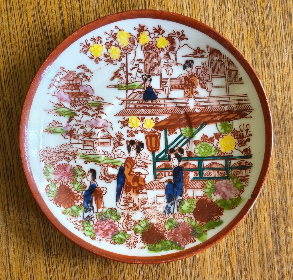 Japon porseleinen schoteltje, Ophalen of Verzenden