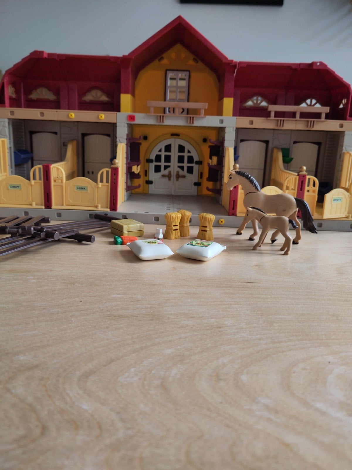 Playmobil Paardenranch - Incompleet, Kinderen en Baby's, Speelgoed | Playmobil, Ophalen, Gebruikt